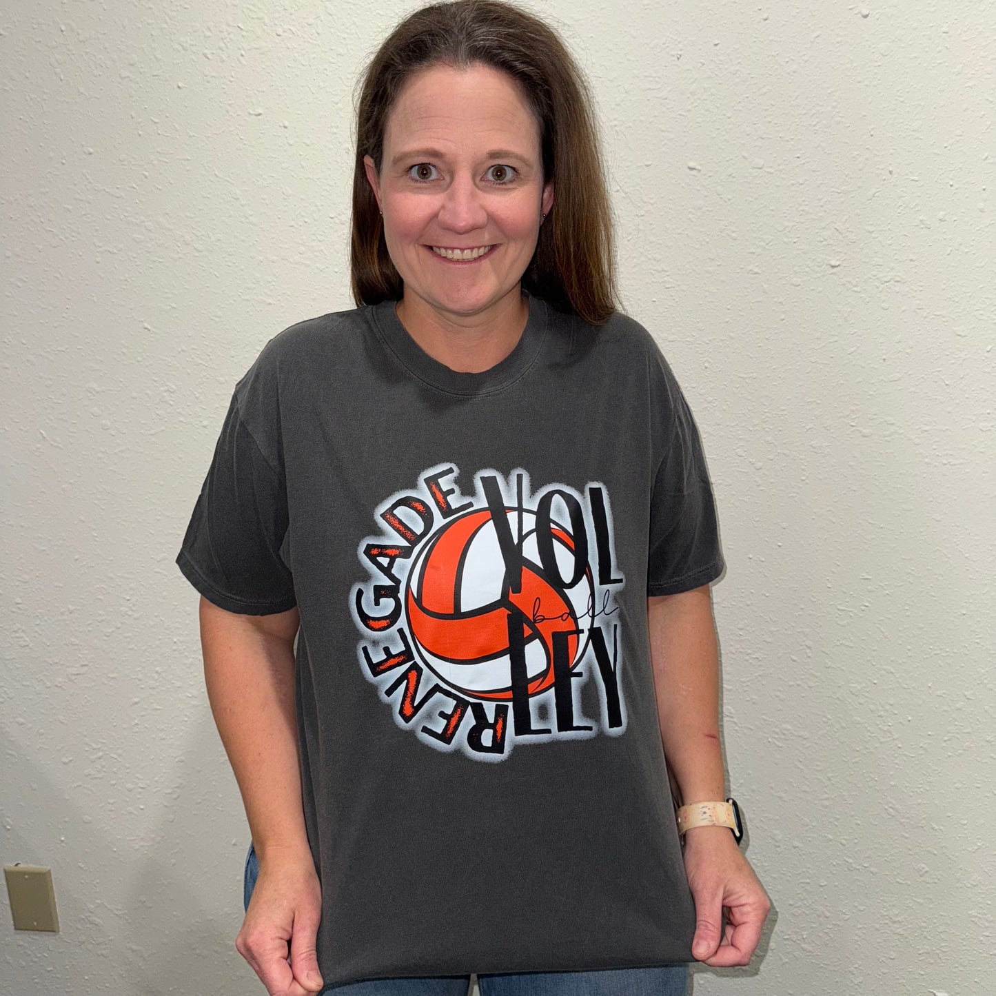 Renegade Volleyball Comfort Colors Graphic Tee