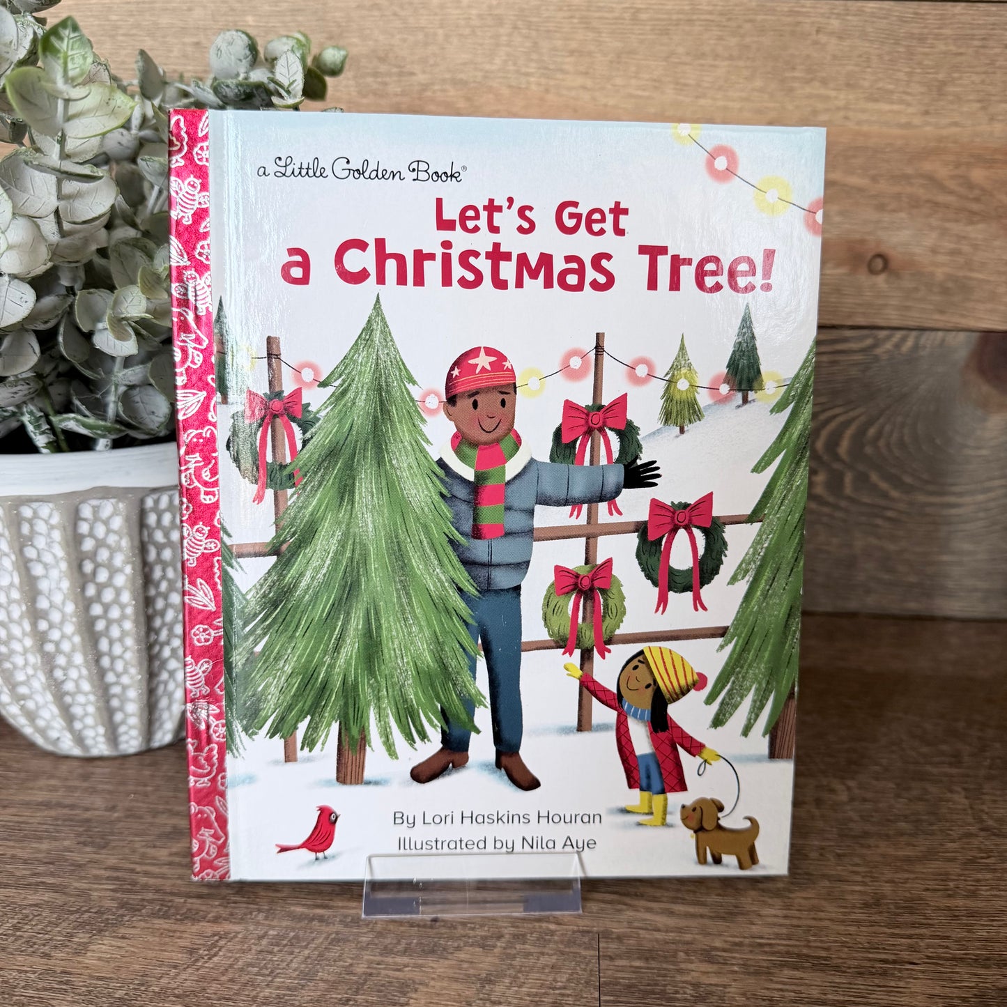 Let's Get A Christmas Tree A Little Golden Book Hardcover Children's  Book